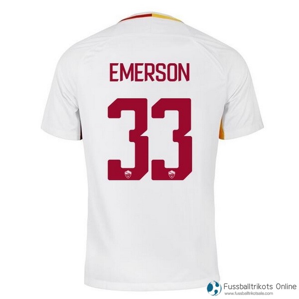 AS Roma Trikot Auswarts Emerson 2017-18 Fussballtrikots Günstig